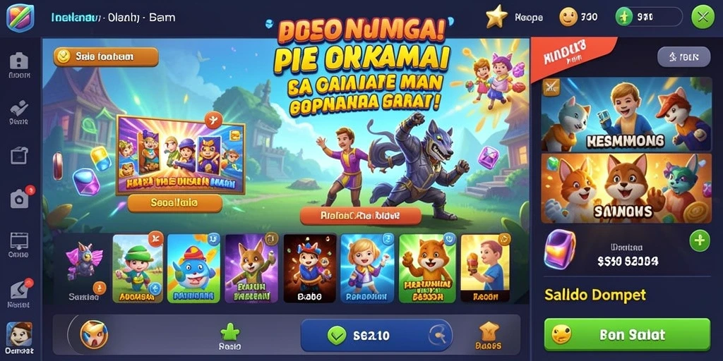 Tampilan antarmuka yang intuitif dan menarik.