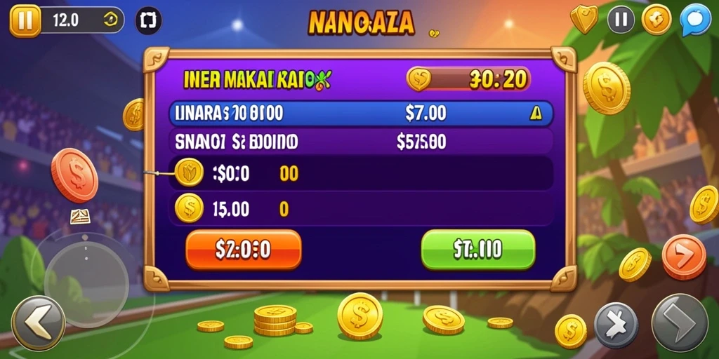 Tangkapan layar dari permainan slot yang menarik.