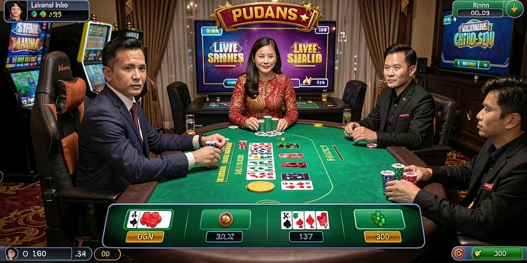 Tampilan awal permainan yang menarik dan penuh warna.