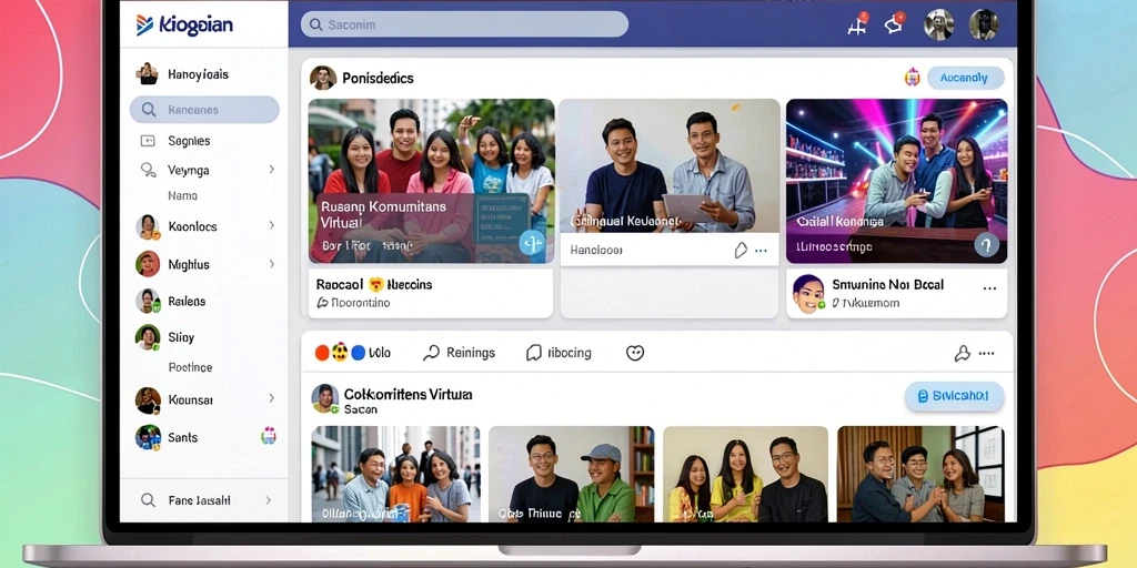 Screenshot menunjukkan antarmuka pengguna yang menarik.
