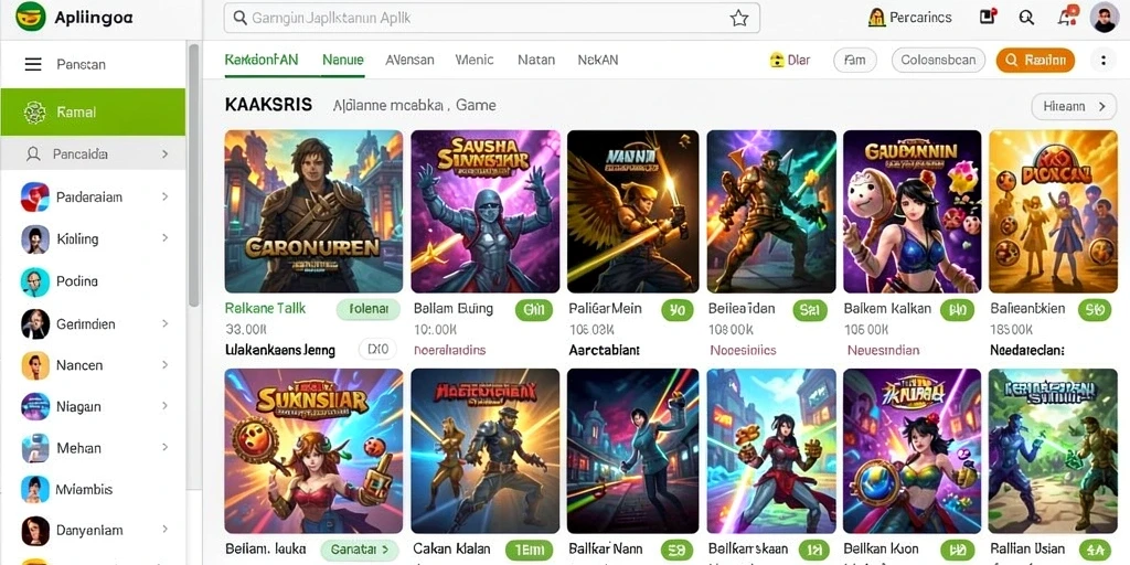Tampilan awal yang memikat dan informatif.