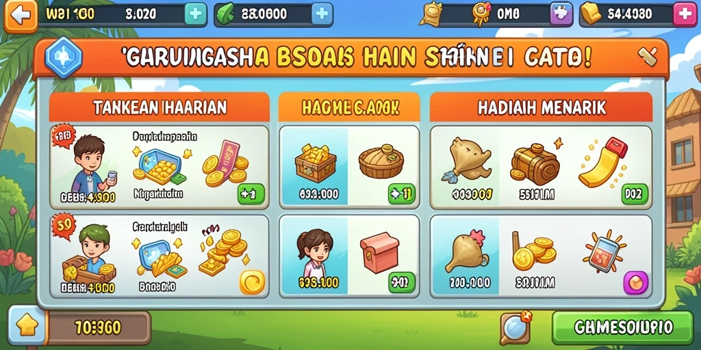 Tampilan antarmuka pengguna yang menarik dan modern.