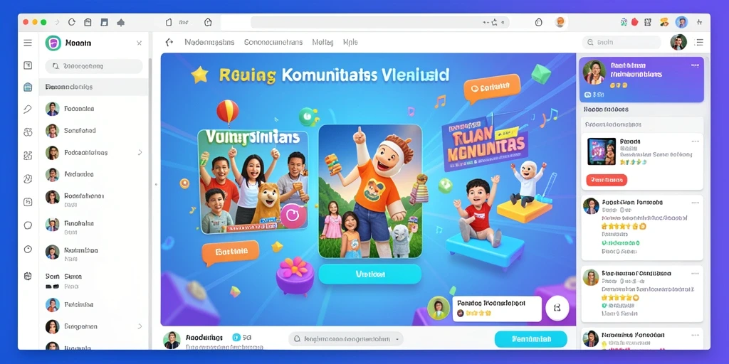 Tampilan antarmuka yang menarik dan mudah digunakan.