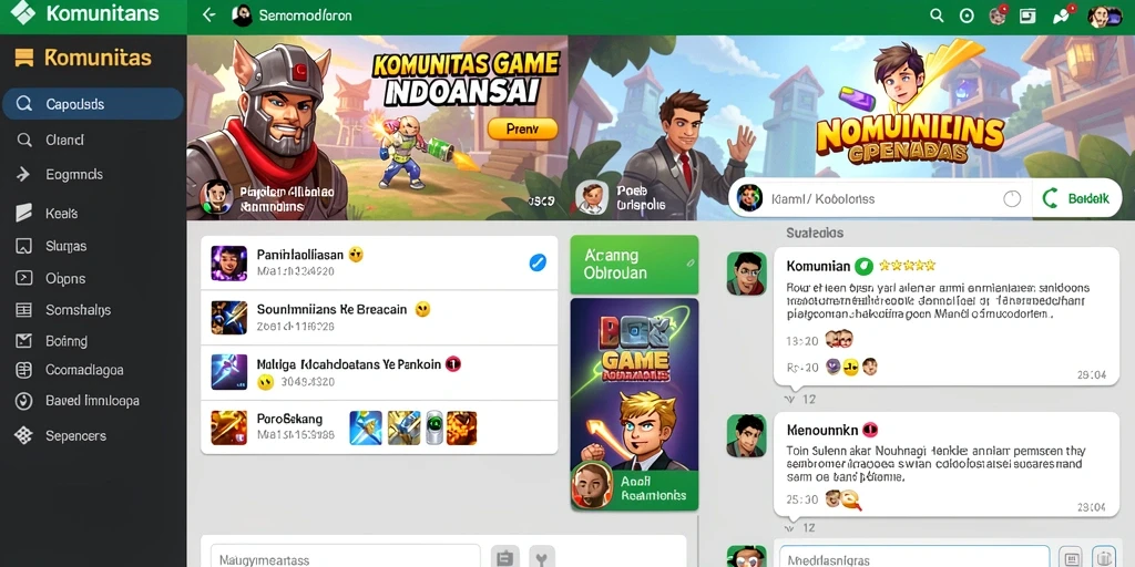 Antarmuka yang menarik dan mudah dinavigasi.