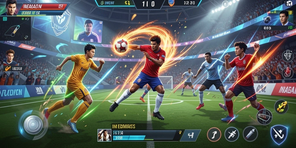 Tampilan grafis yang memukau dalam game UFO77.