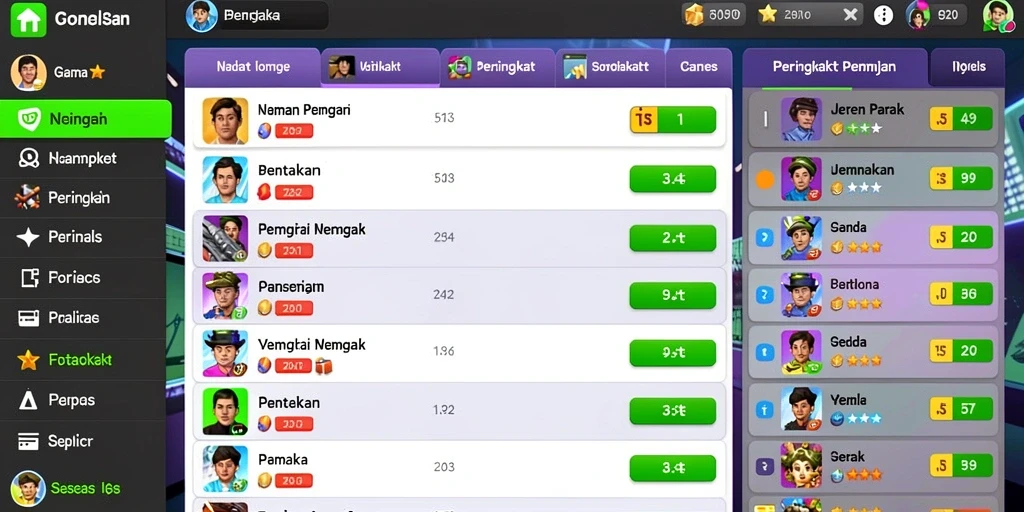 Tampilan antarmuka yang menarik dan intuitif.